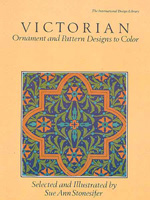 Victorian Ornament and Pattern Designs to Color